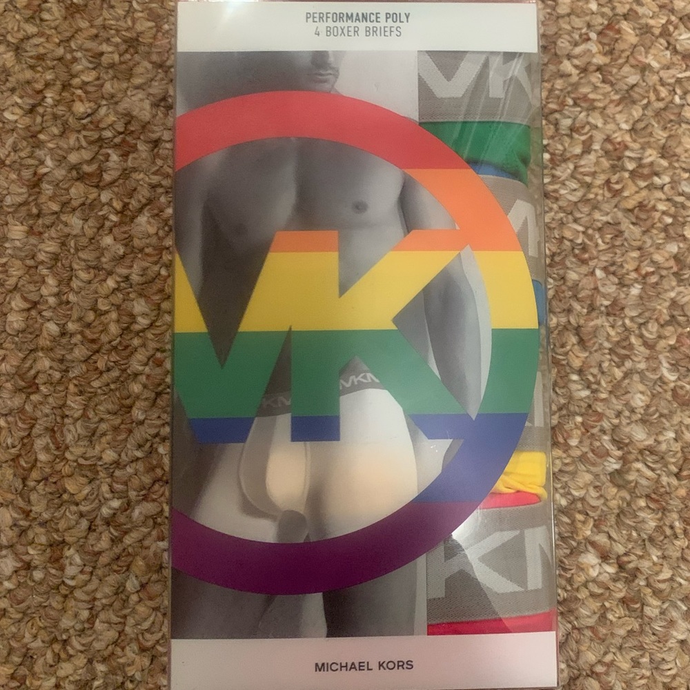 *NIB* Men MK Michael Kors Pride Poly Boxer Briefs